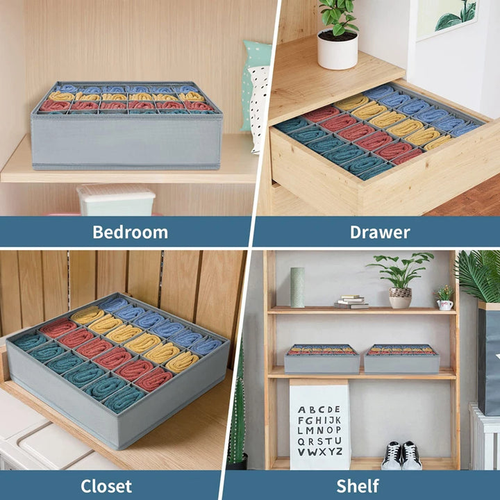 Drawer Underwear Socks Bra Storage Box Clothes Storage Organizer Underwear Bag Household Wardrobe Box Cabinet Drawer Organizer