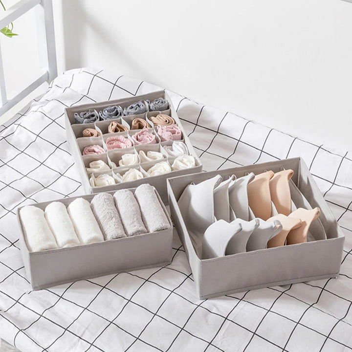 Drawer Underwear Socks Bra Storage Box Clothes Storage Organizer Underwear Bag Household Wardrobe Box Cabinet Drawer Organizer