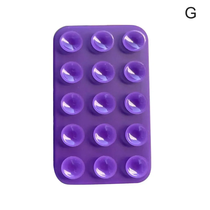 Strong Double-sided Suction Cup Anti Slip Silicone Suction Cups For Mobile Phones Mobile Phone Holder With 15 Silicone