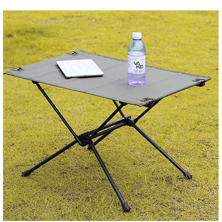 WESTTUNE Camping Folding Table Lightweight 1680D Oxford Roll-Up Table Portable Aluminum Alloy Tourist Tables for Outdoor Picnic