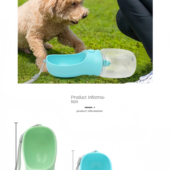 Portable Dog Cat Water Bottle with Storage Food and Water Container for Puppy Pets dogs Feeder Bowl Outdoor Travel Pet supplies