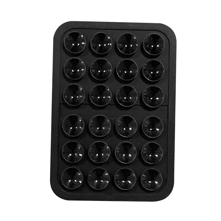 Phone Silicone Suction Cup Stand + 24pcs Square Suction Cups + Silicone Suction Cup Anti-Slip Mat For Phone Cases