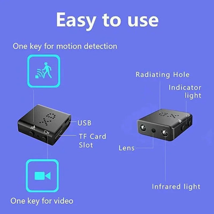 Mini Camera Full HD 4K WiFi 5G Night Vision Remote Security Monitoring Home Protection Waterproof Video Recorder