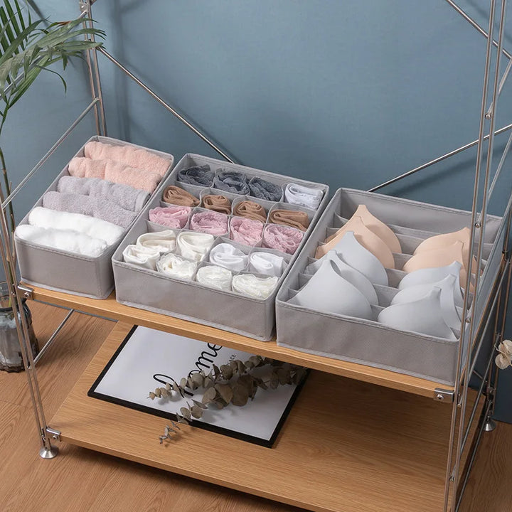 Drawer Underwear Socks Bra Storage Box Clothes Storage Organizer Underwear Bag Household Wardrobe Box Cabinet Drawer Organizer