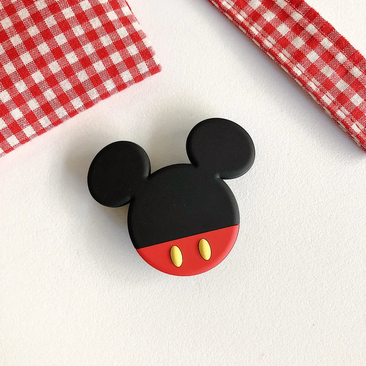 Cartoon Disney Mobile Phone Socket Stand Silicone Universal Bracket Expanding Stand Stretch Grip Phone Finger Holder