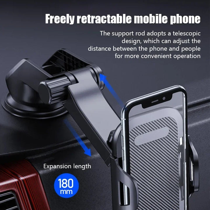 NEW Universal Sucker Car Phone Holder 360° Windshield Car Dashboard Mobile Cell Support Bracket for Smartphones Worldmuma