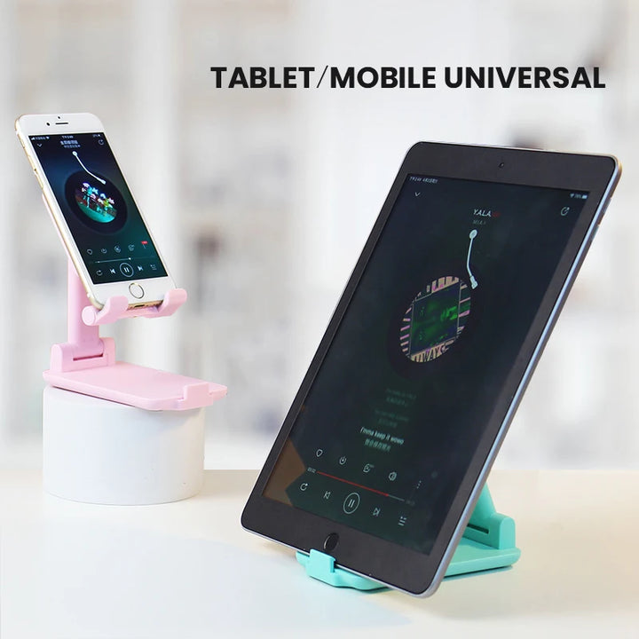 Universal Desktop Phone Holder Stand - Adjustable Angle & Height for All Smartphones, Mobile Phone Support Stand