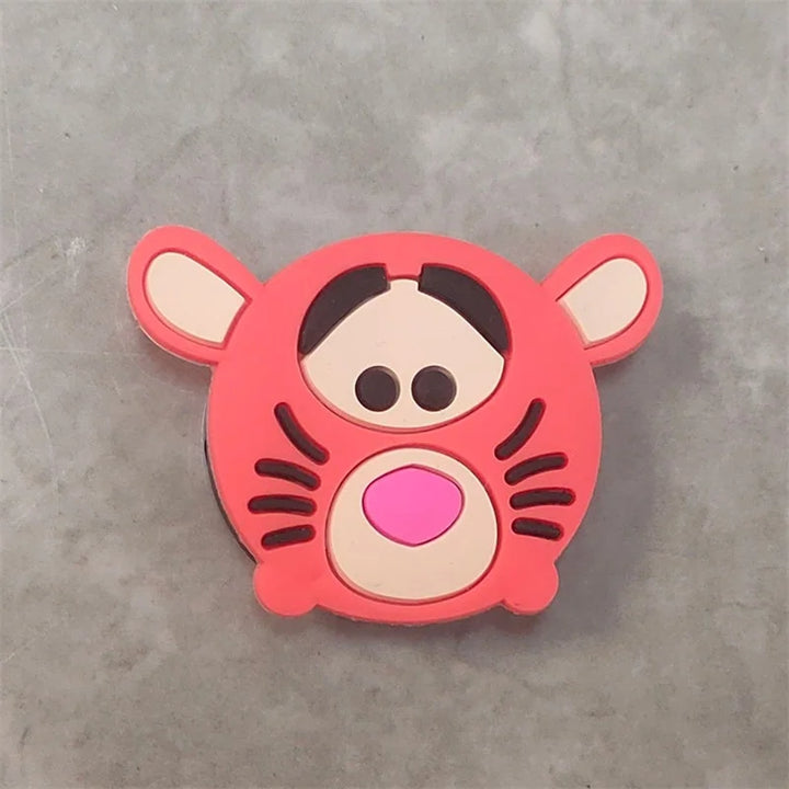 Cartoon Disney Mobile Phone Socket Stand Silicone Universal Bracket Expanding Stand Stretch Grip Phone Finger Holder