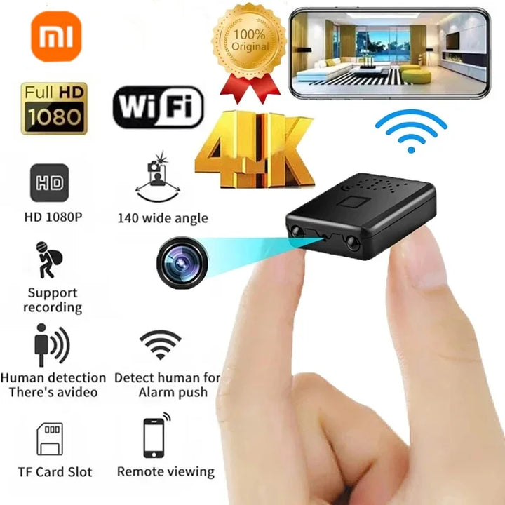 Mini Camera Full HD 4K WiFi 5G Night Vision Remote Security Monitoring Home Protection Waterproof Video Recorder