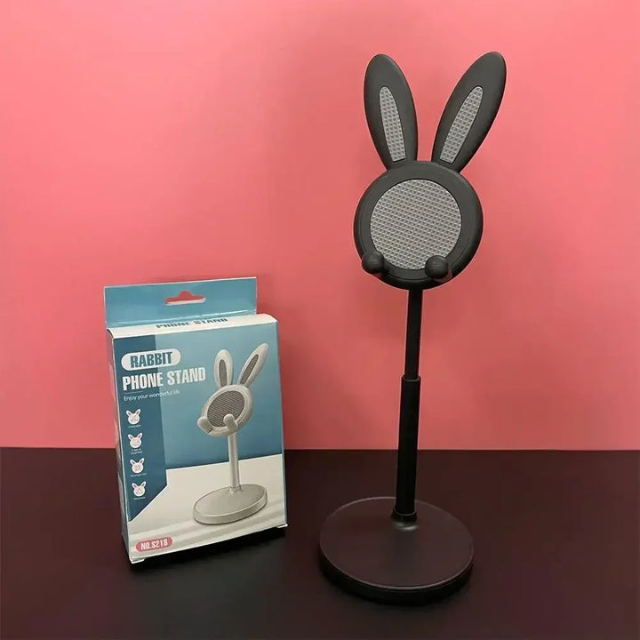 Cell Phone Stand,Angle Height Adjustable Bunny Phone Stand for Desk,Cute Rabbit Phone Holder Stand for Desk Mobile universal