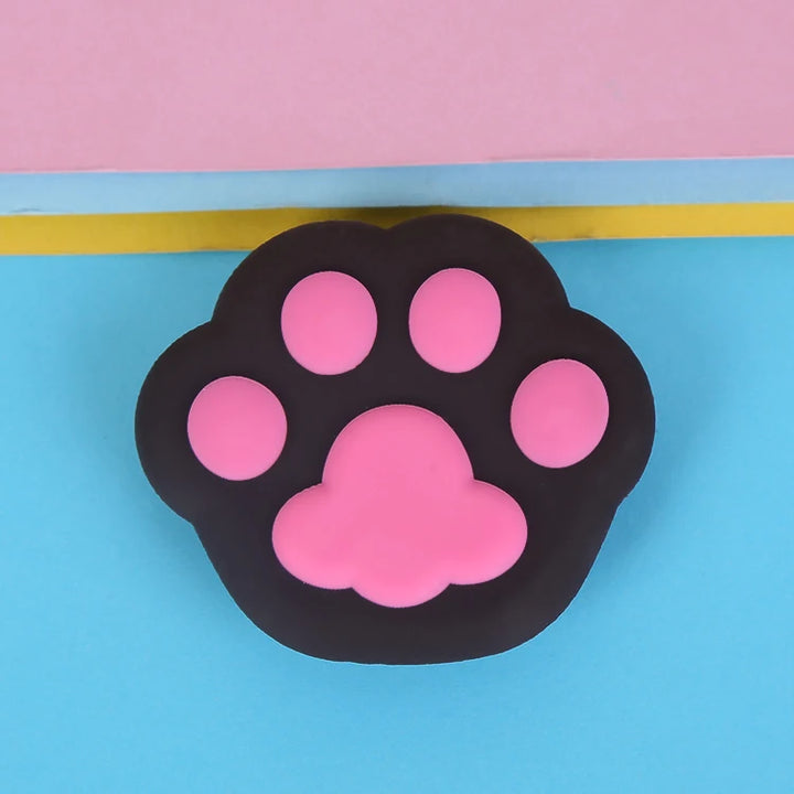 Cute Phone Socket Universal Cat Claw Paw Mobile Phone Stretch Bracket Cartoon Phone Stand Finger Holder