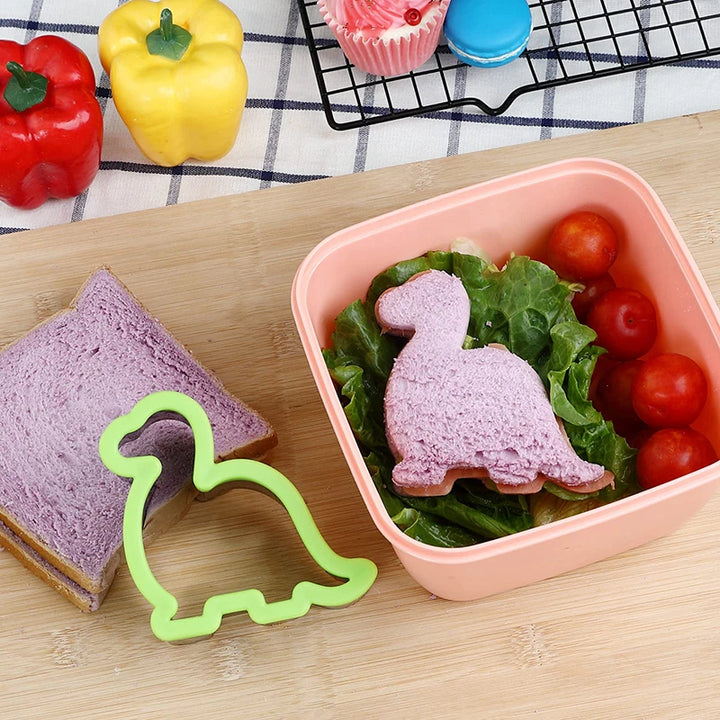 Sandwich Cutters Set for Children Food Cookie Bread Mold Maker Fruit and Vegetable Shapes Cutting Mould Baking Tools for Kids