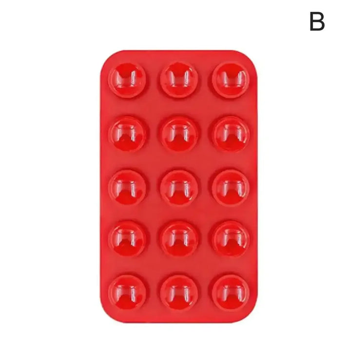 Strong Double-sided Suction Cup Anti Slip Silicone Suction Cups For Mobile Phones Mobile Phone Holder With 15 Silicone