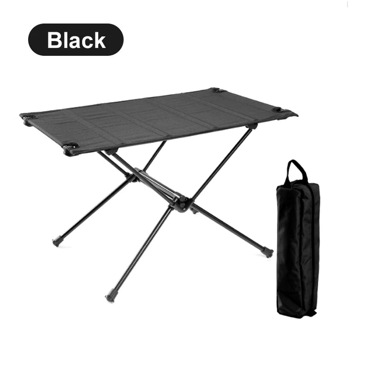 WESTTUNE Camping Folding Table Lightweight 1680D Oxford Roll-Up Table Portable Aluminum Alloy Tourist Tables for Outdoor Picnic